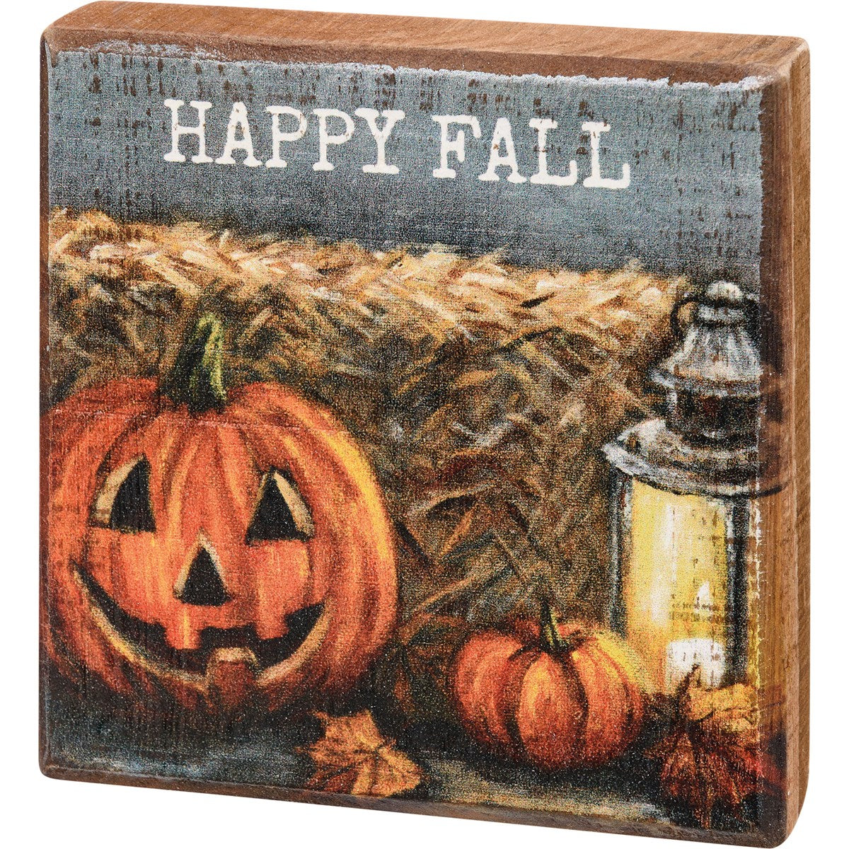 Happy Fall Box Sign