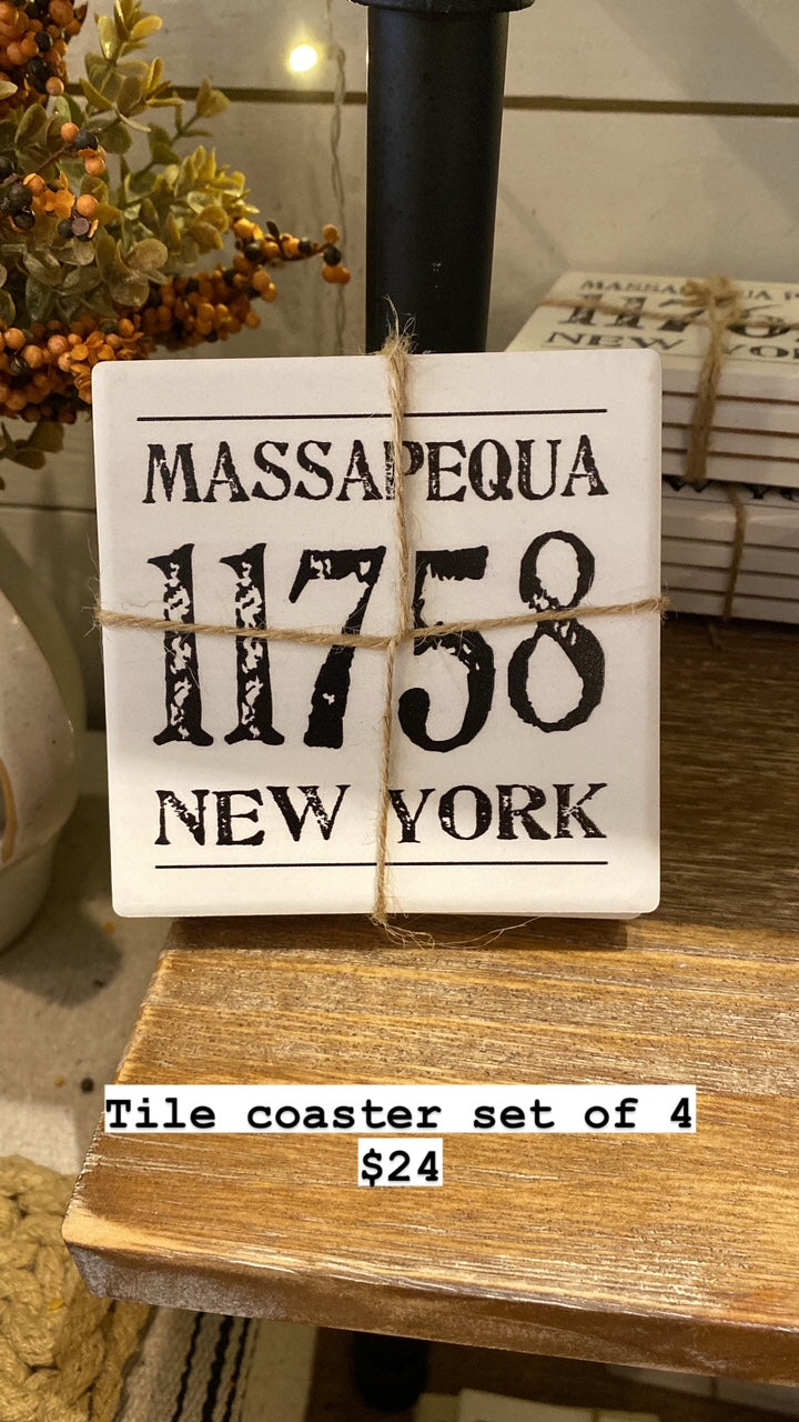 Local Long Island Coaster Sets