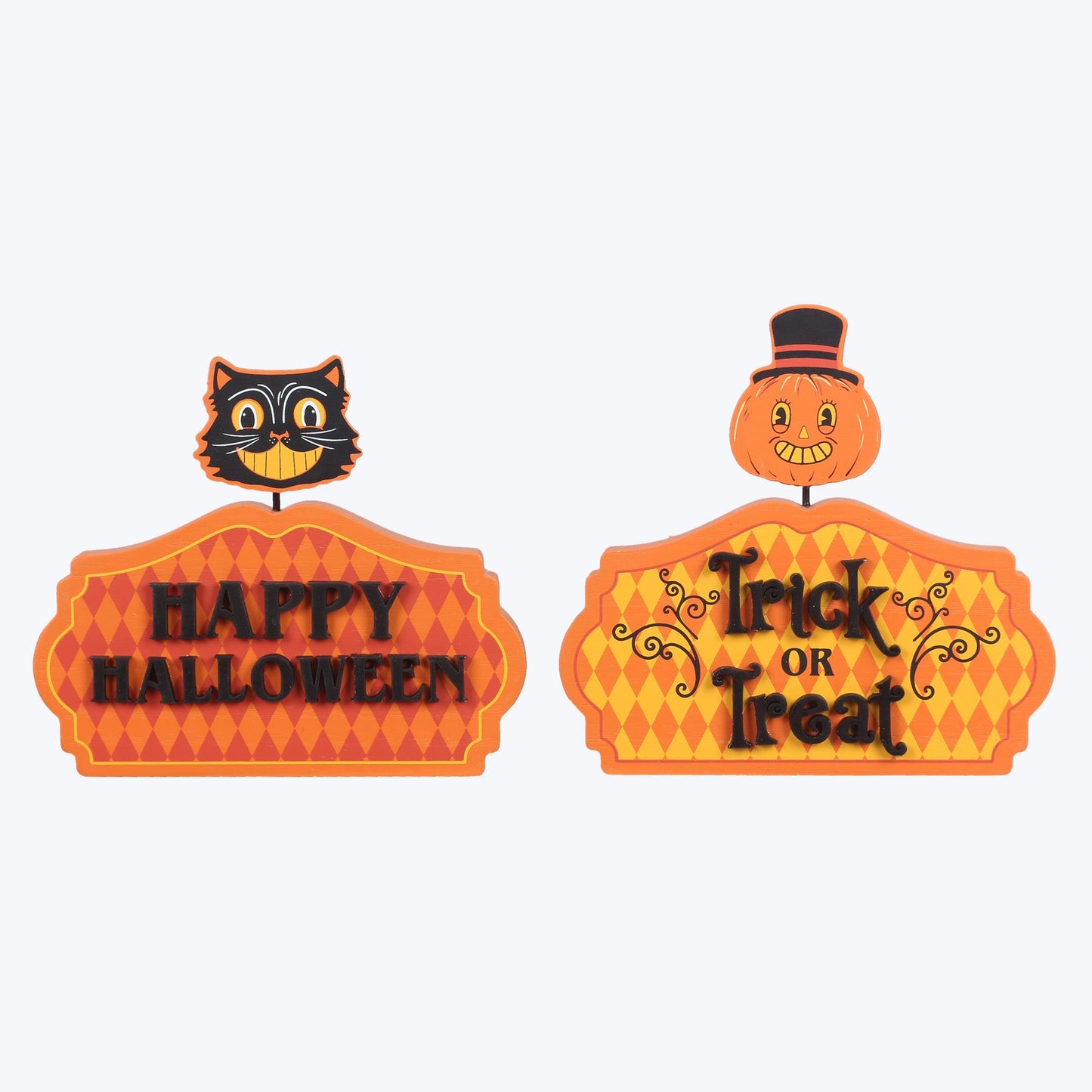 Halloween Wood Sitters, 2 styles
