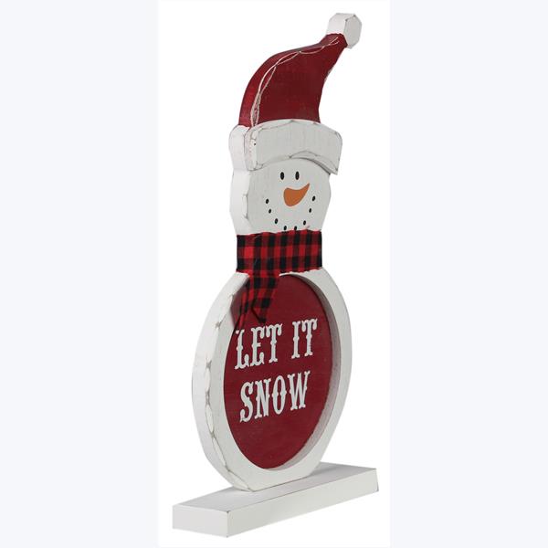 Wood Tabletop Snowman, 3 styles