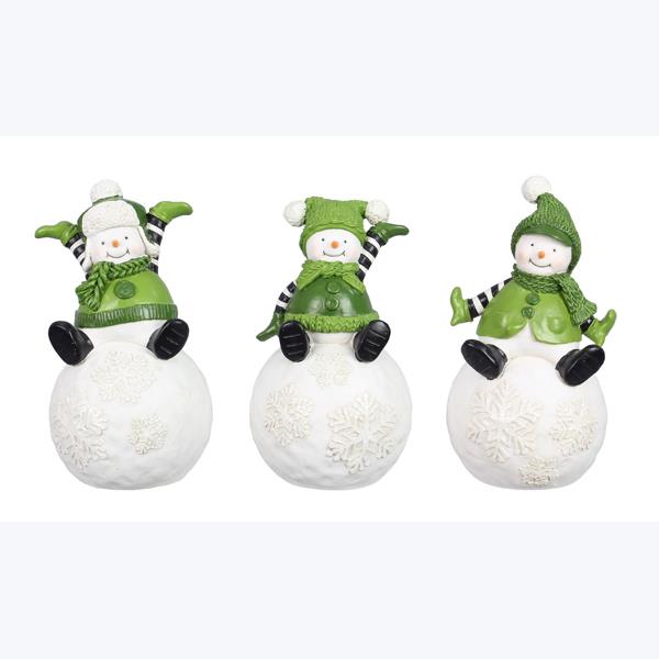 Resin Twas The Night Snowman on Snowball, 3 styles