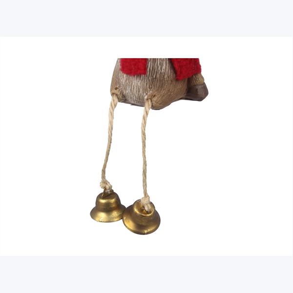 Christmas Moose Dangling Bell Legs, 3 styles