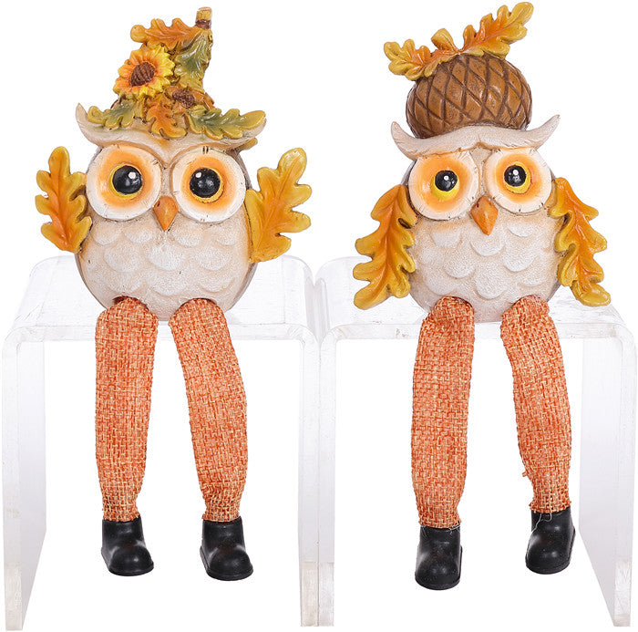 Fall Owl Sitters, 2 styles