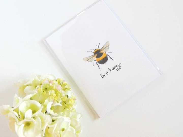Bee Happy Card