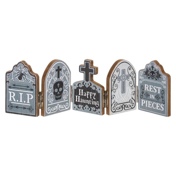 Halloween Tombstone Accordion Sign