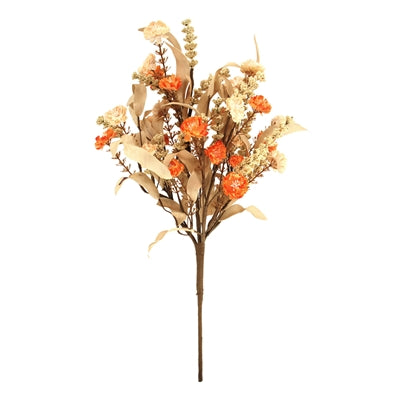 Natural and Orange Carnation Pick