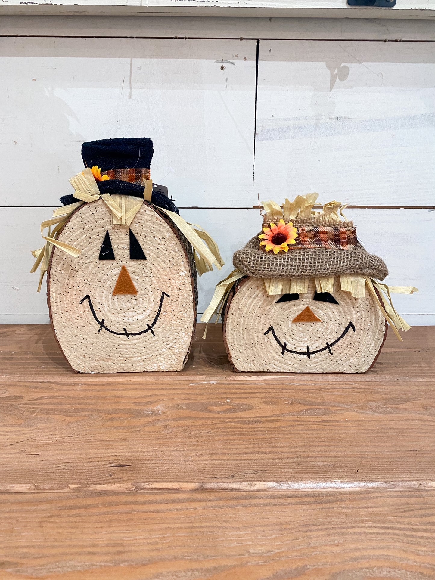 Wood Scarecrow Sitter, 2 styles