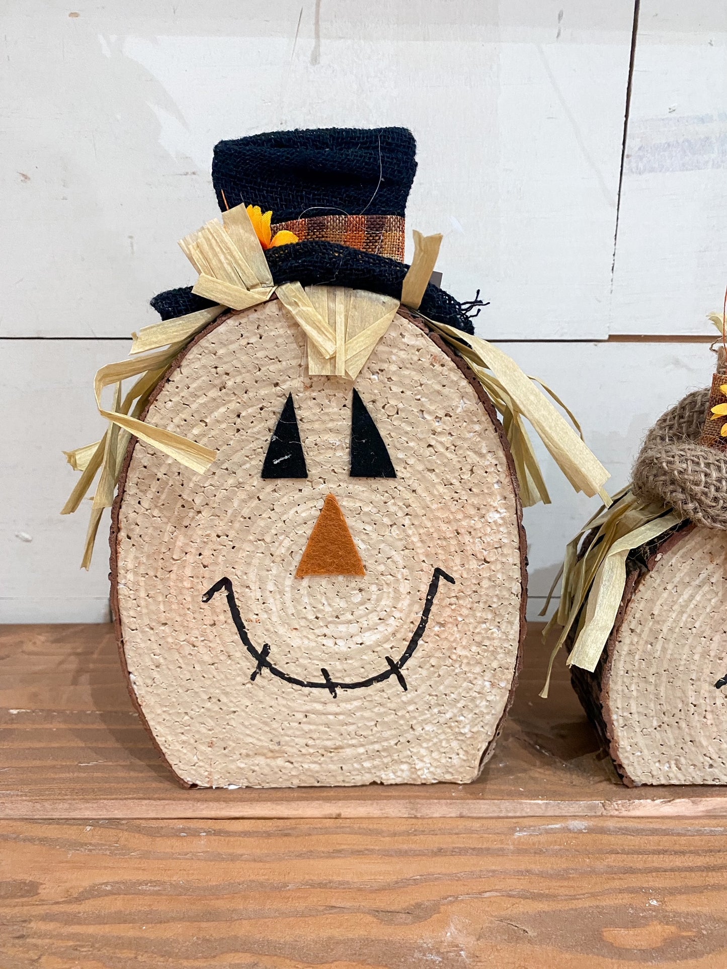 Wood Scarecrow Sitter, 2 styles