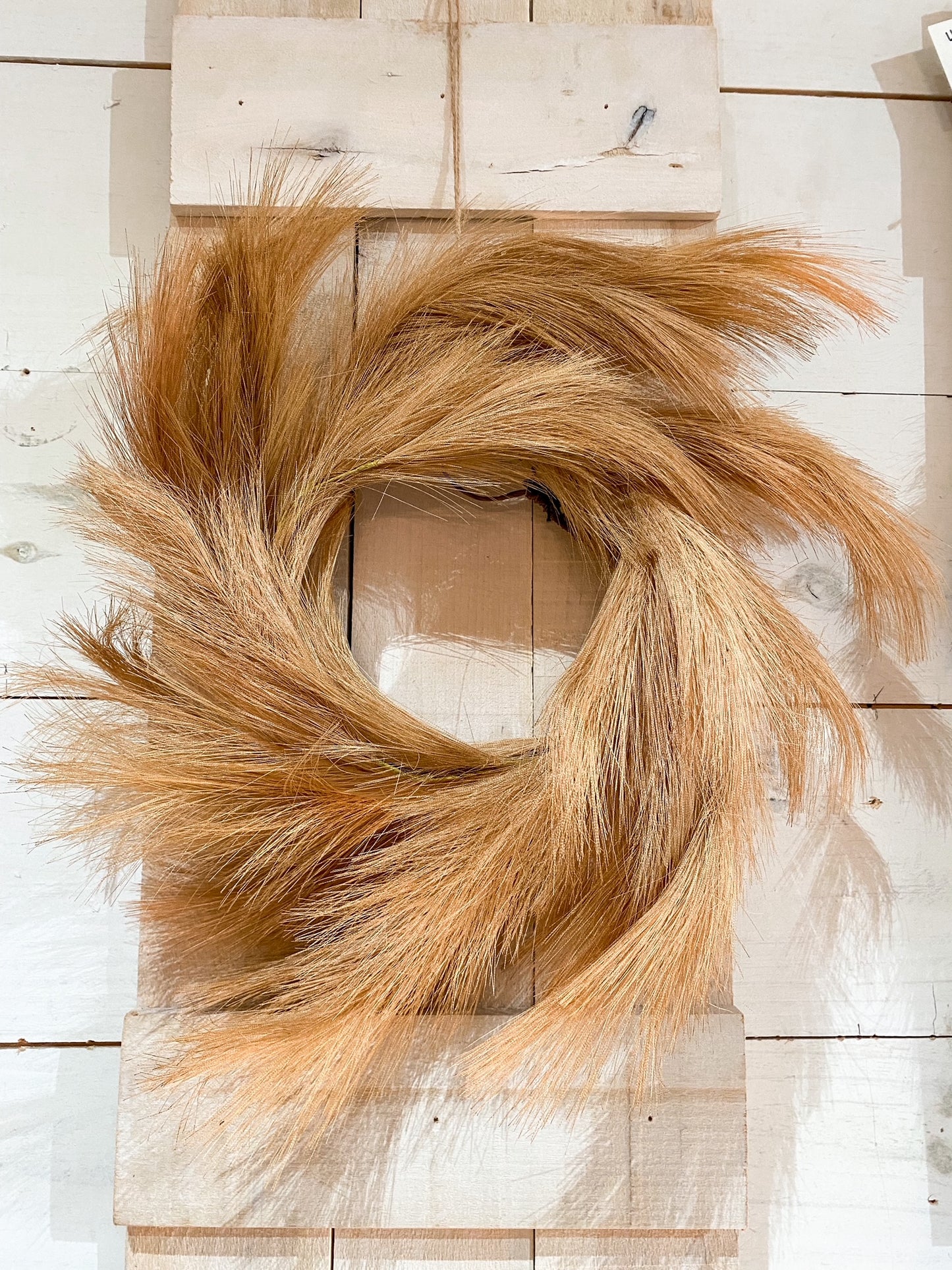Faux Pampas Grass Garland, Sand