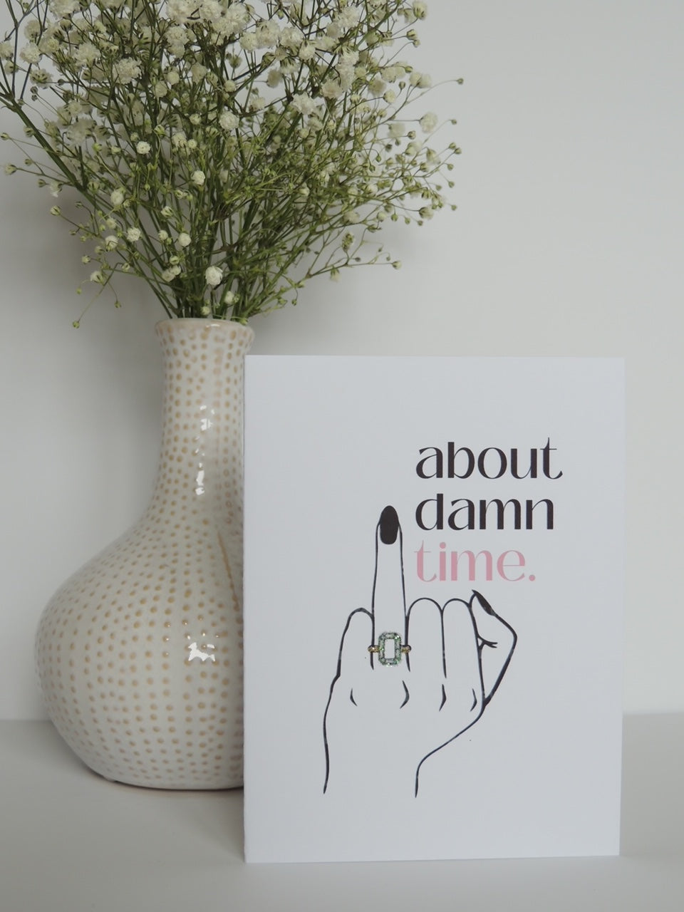 About Damn Time Card