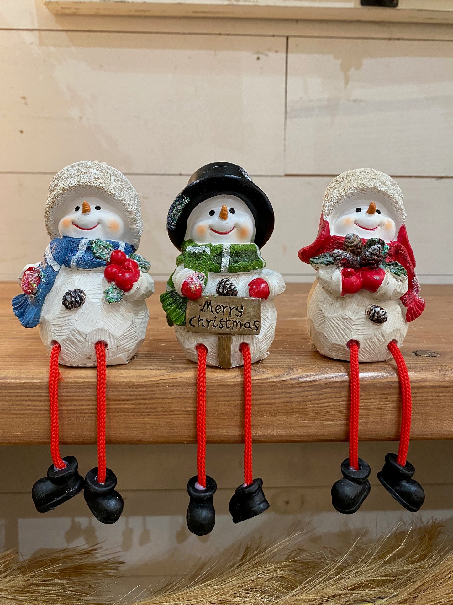 Holiday Snowman Shelf Sitter, 3 styles