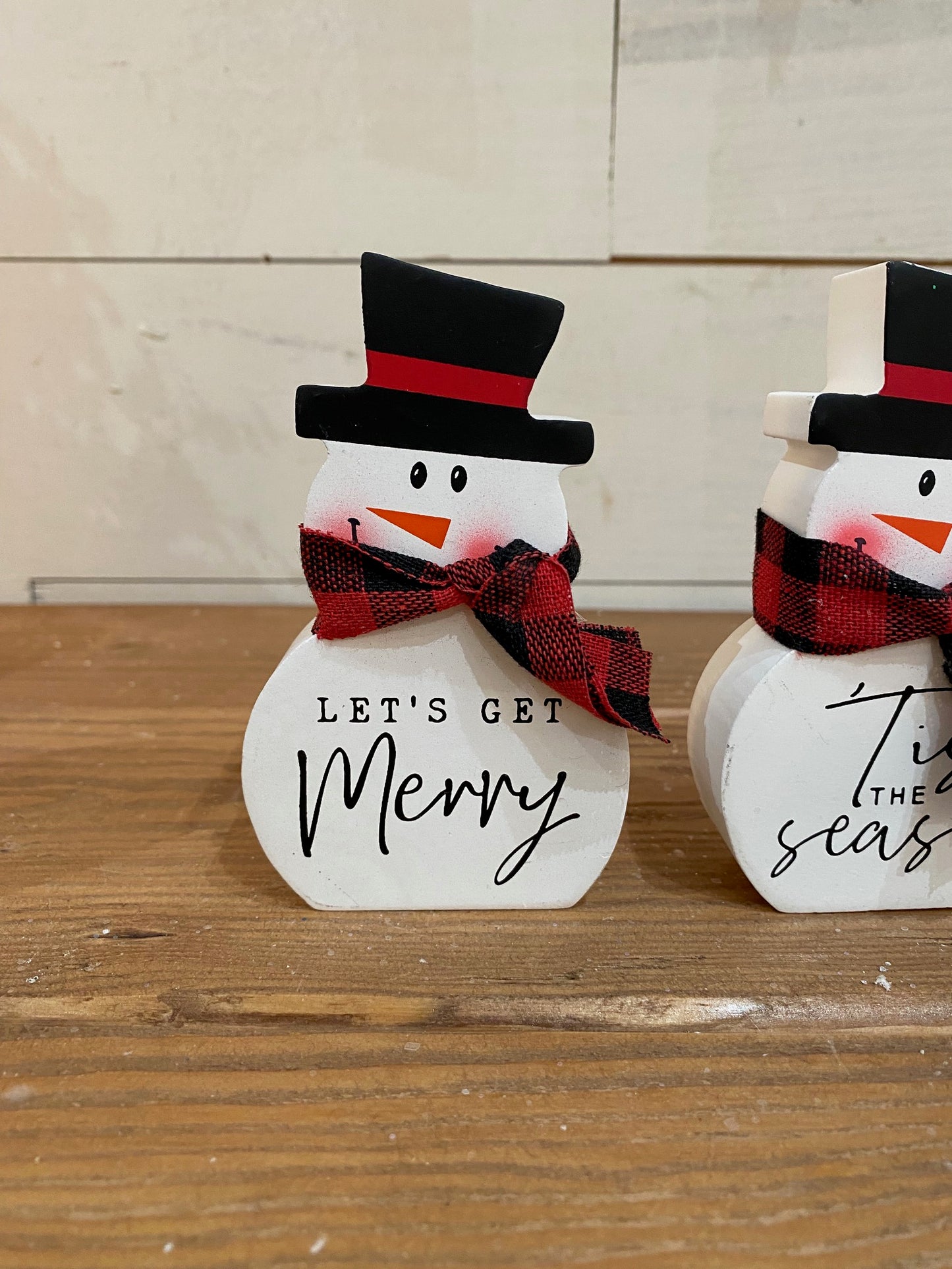 Snowman Figurine, 3 styles