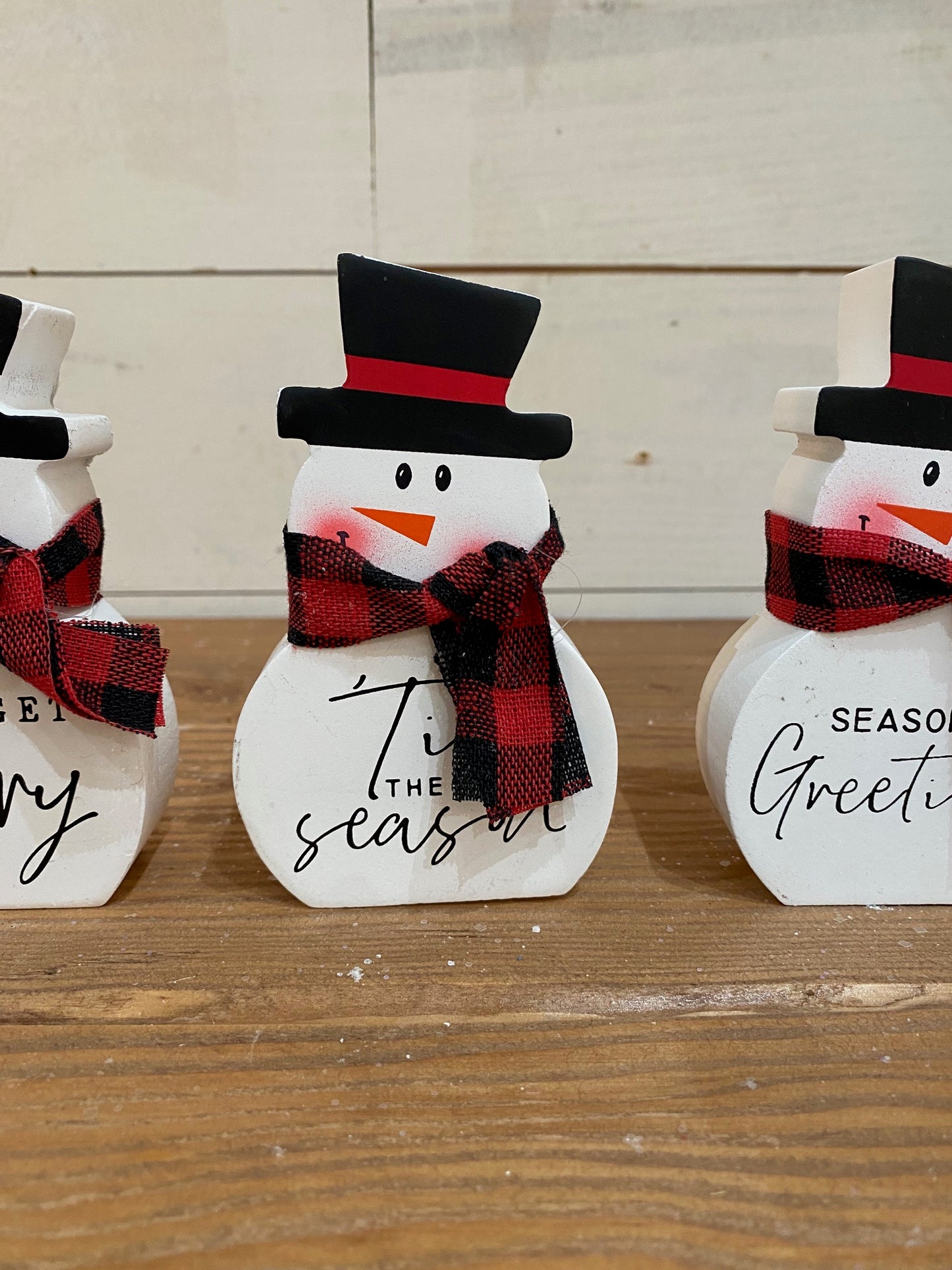 Snowman Figurine, 3 styles