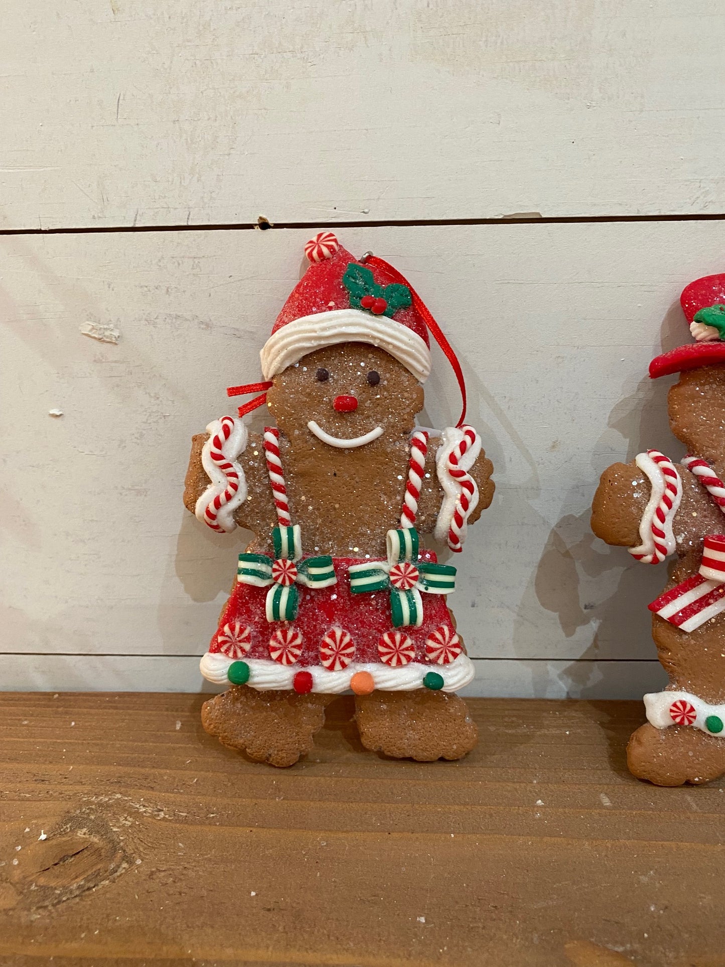 Clay Dough Holiday Gingerbread Man Ornaments, 3 styles