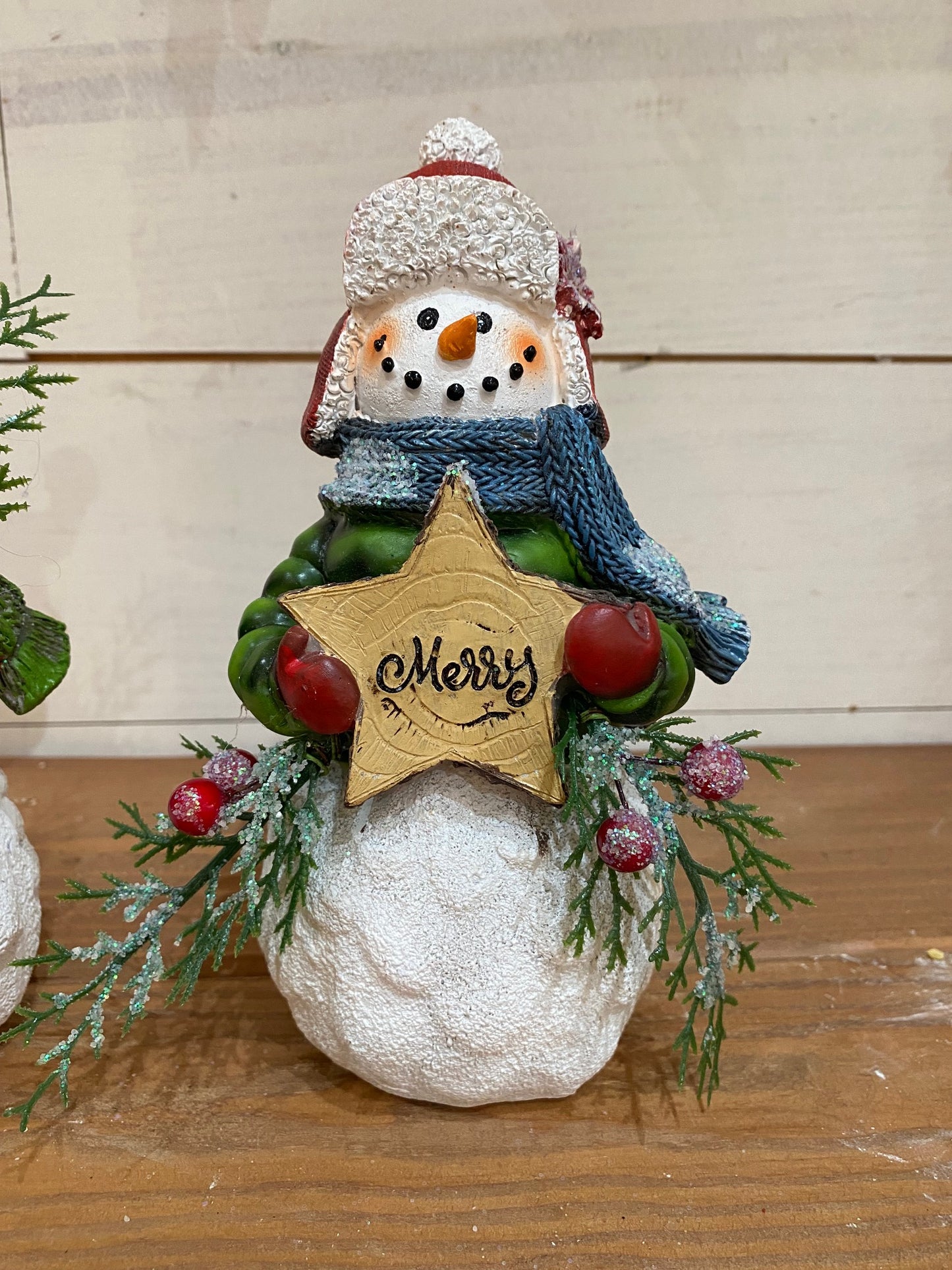 Holiday Snowman w/ Sign, 3 styles