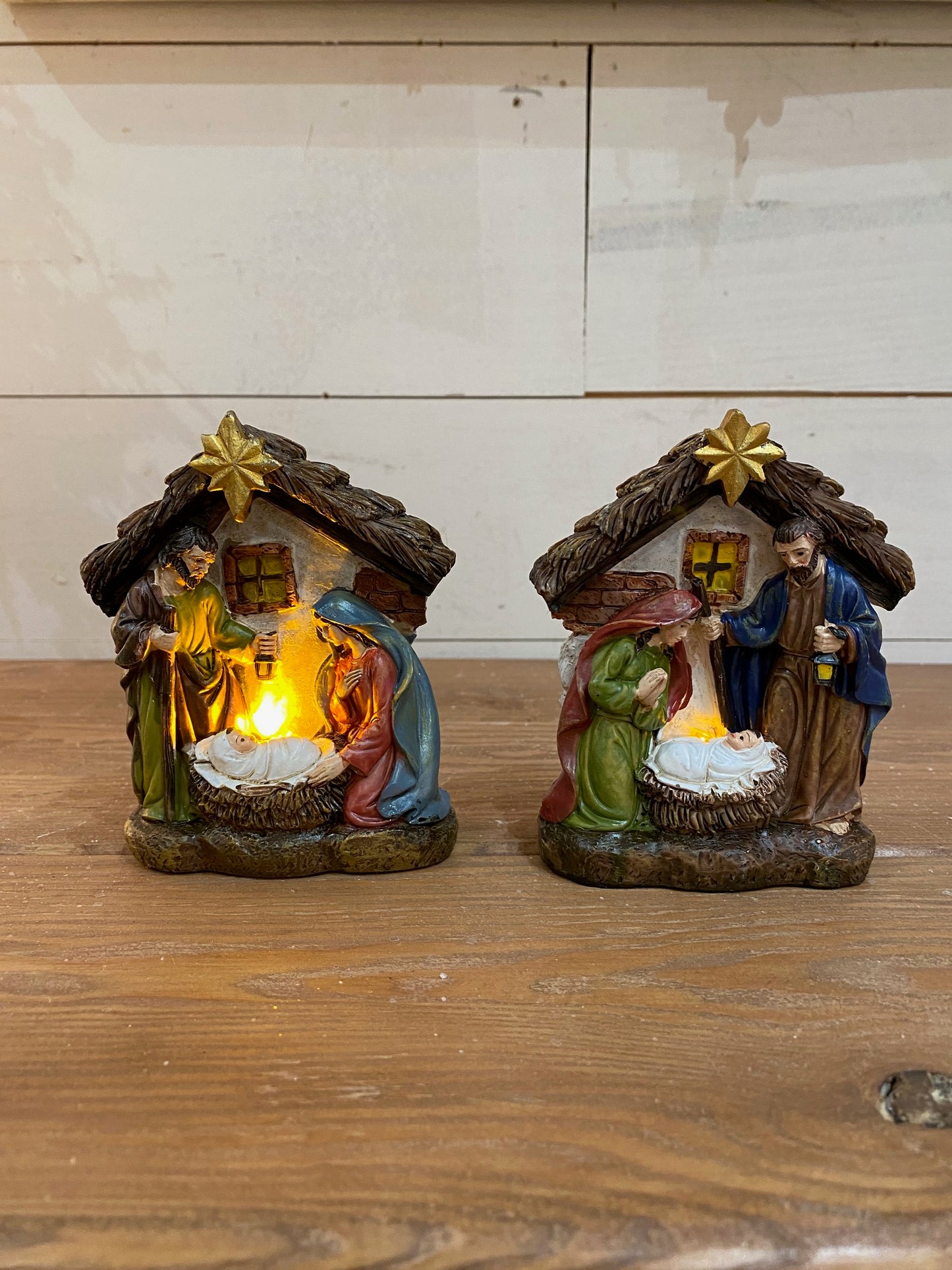 Lighted Nativity, 2 styles