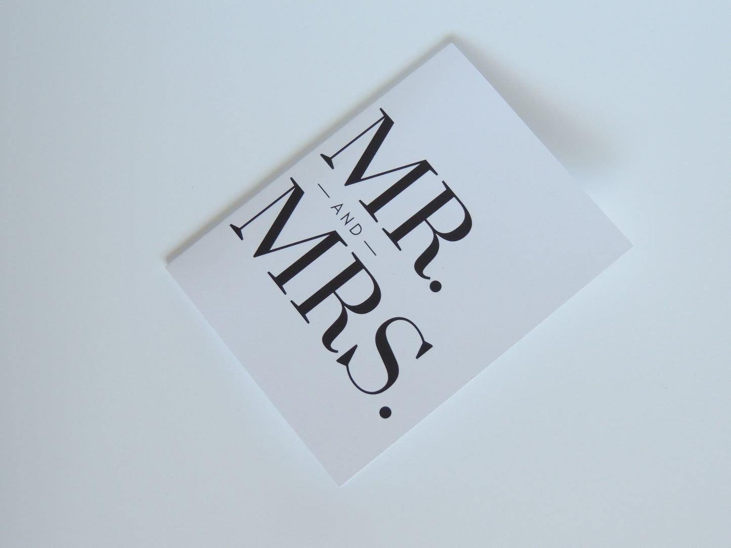 Mr. and Mrs. Card