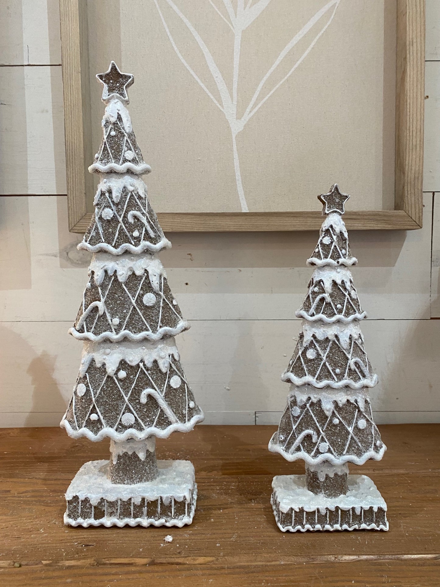 Neutral Gingerbread Christmas Tree, 2 sizes