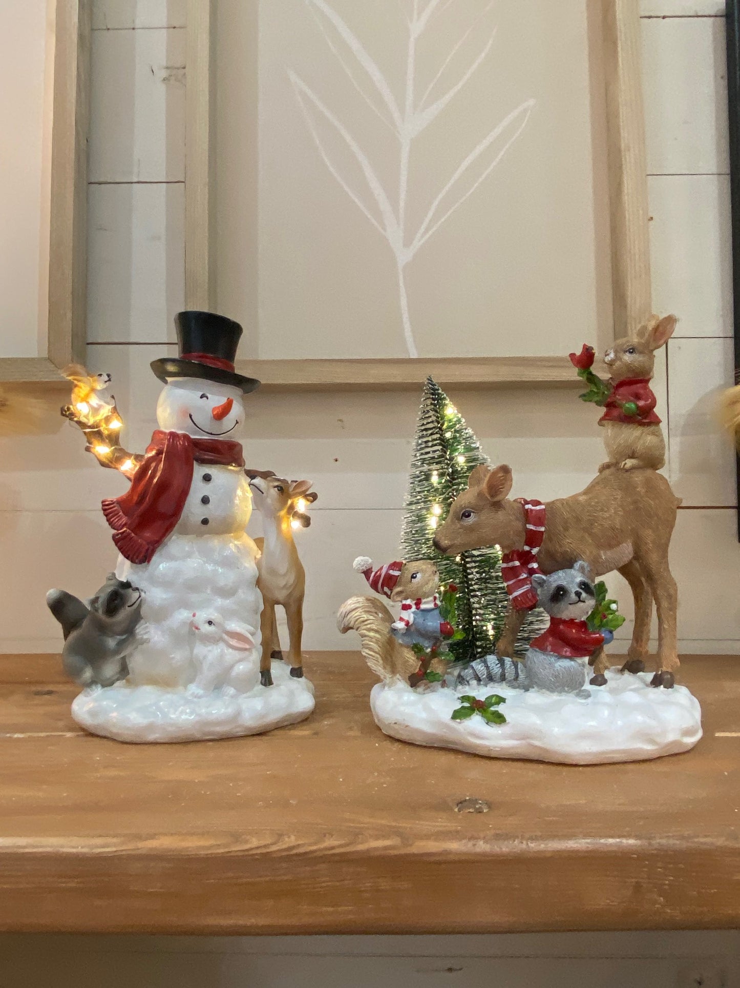 Lighted Holiday Scene, 2 styles