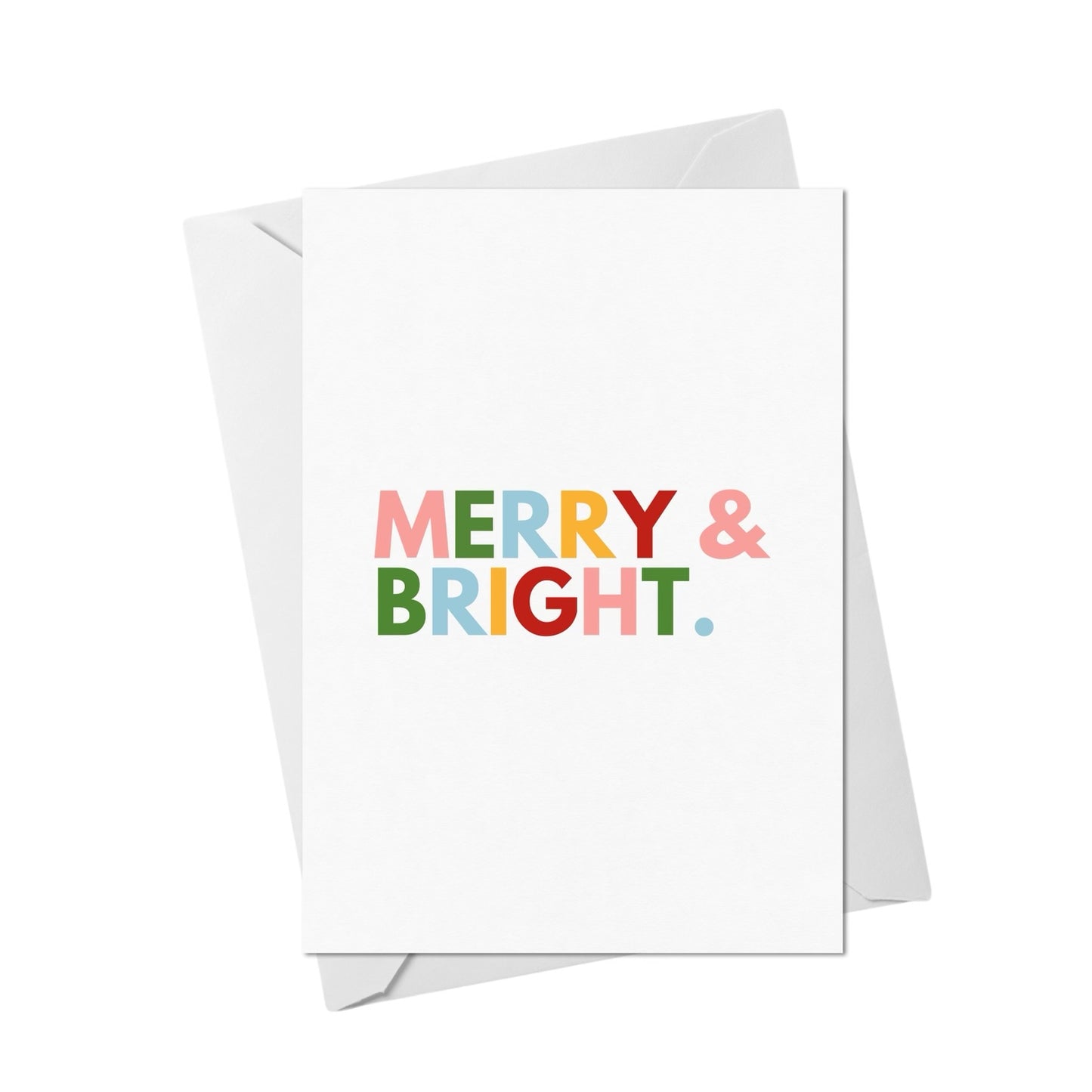 Christmas Merry and Bright Card