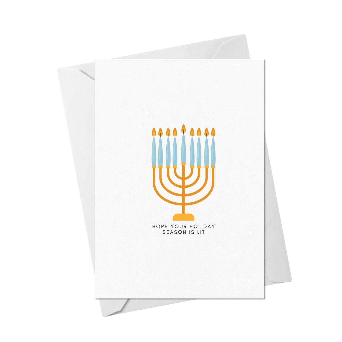Hanukkah Hope Your Season is LIT Card