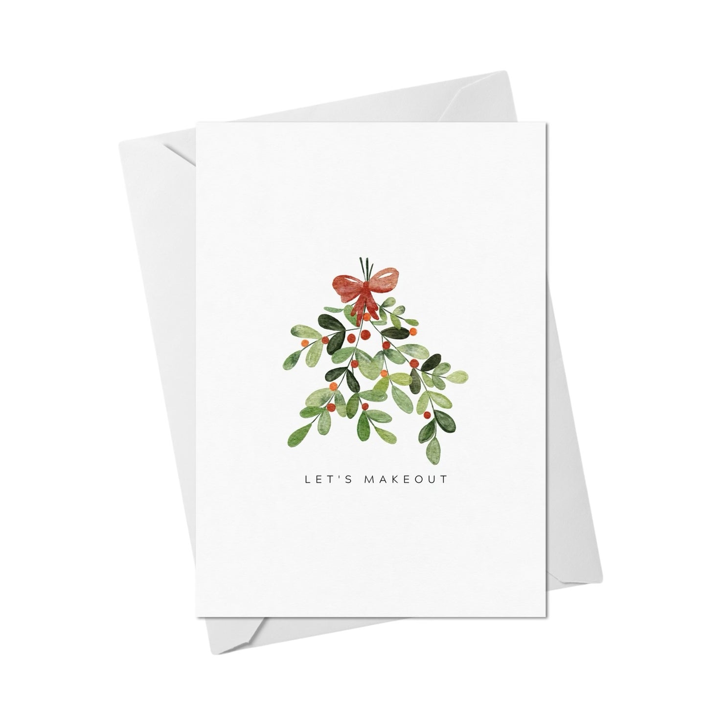 Christmas Let's Make Out Card
