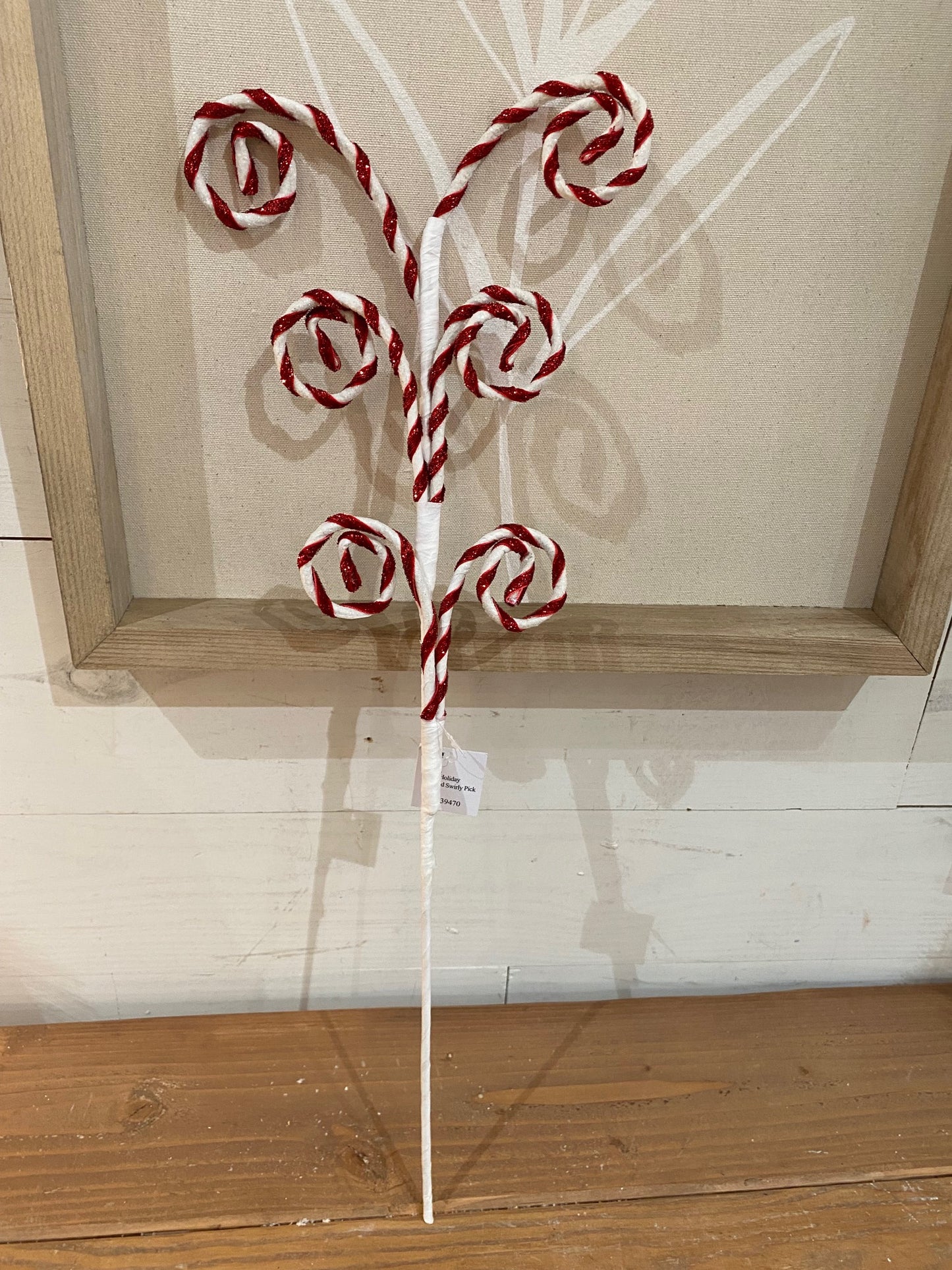 Glitter Swirly Stem