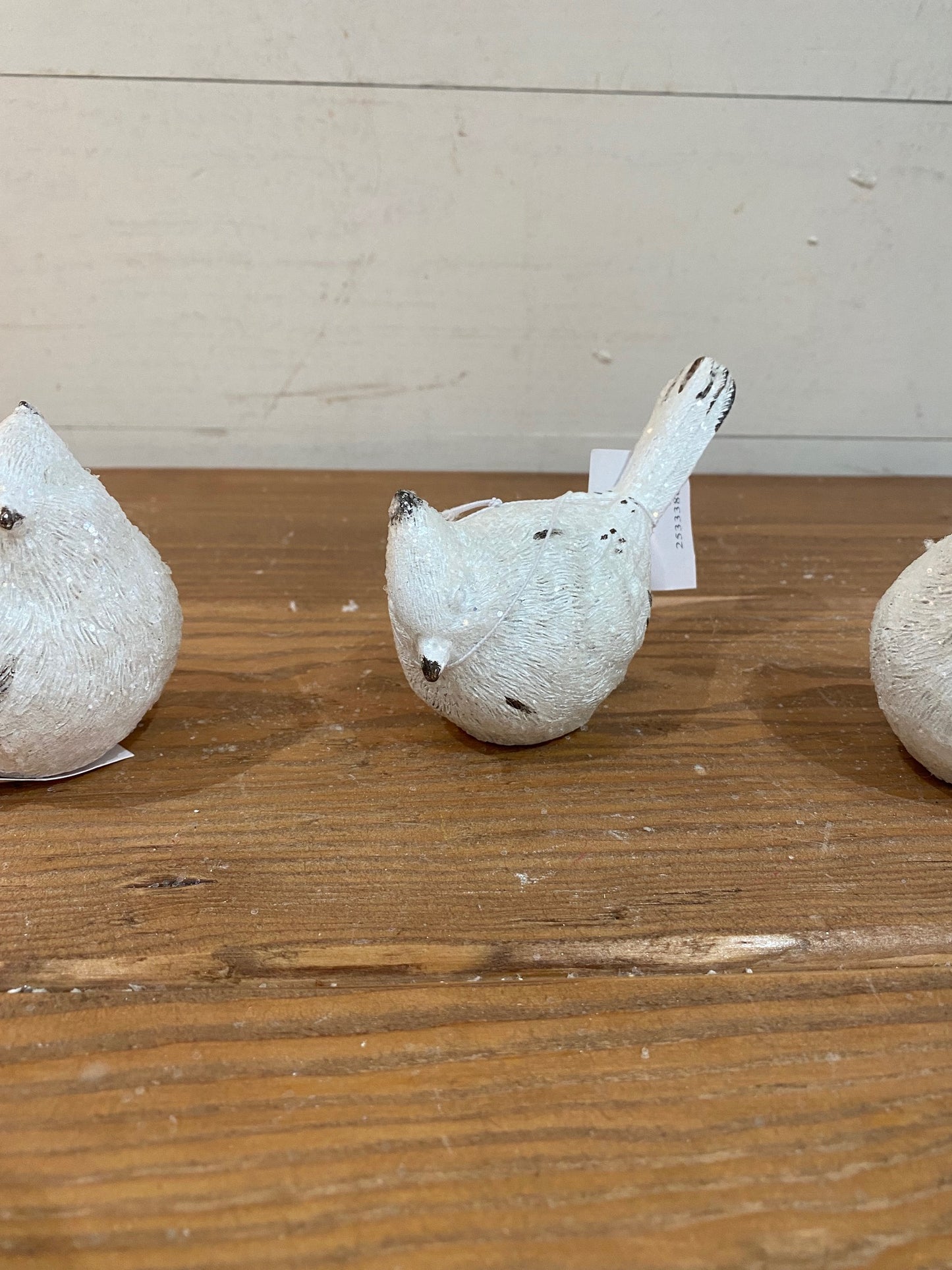 White Glitter Cardinals, 3 styles