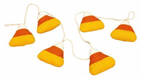 Candy Corn Plush Garland