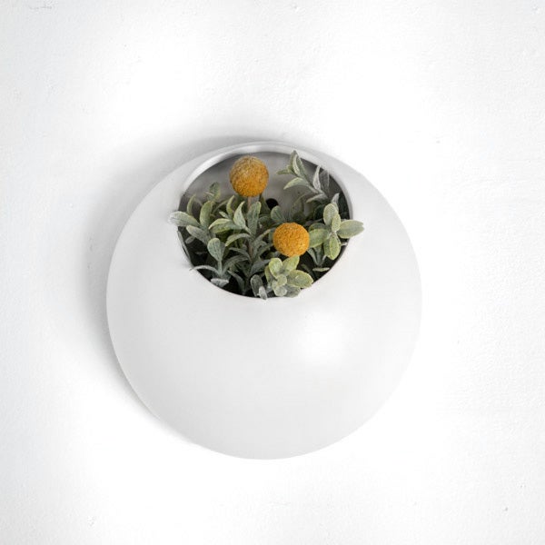 Sandy Matte White Wall Pocket