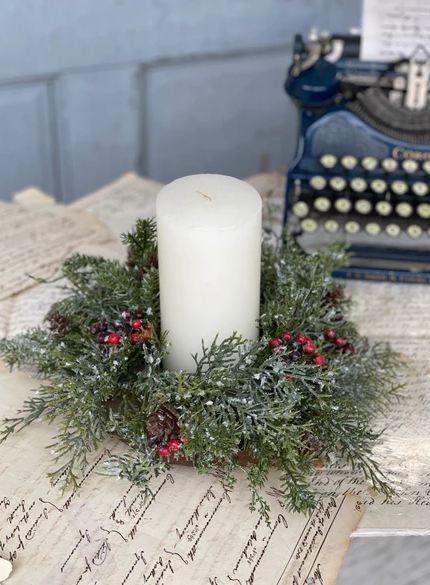 Wintry Mix Candle Ring