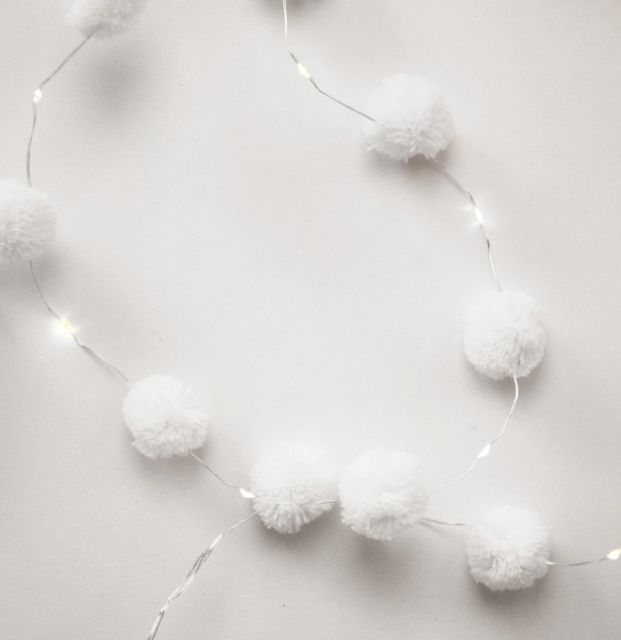 LED Fluffy Ball Wire Lights