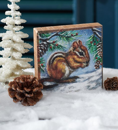 Chipmunk Block Sign