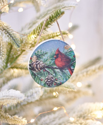 Woodland Cardinal Ornament