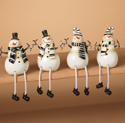 Snowman Shelf Sitter, 4 styles