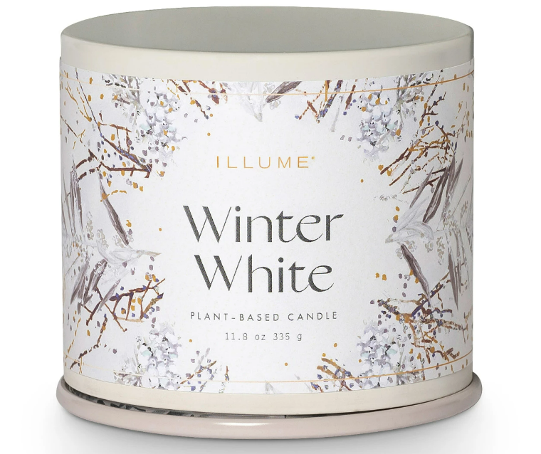 Winter White Vanity Tin Candle