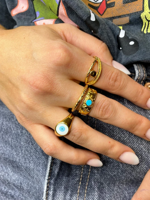 Gold Stackable Rings, 4 styles