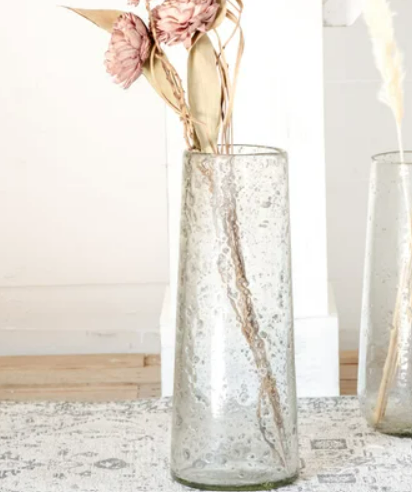 Kiki Stonewash Glass Vase