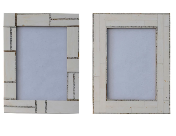 Lucas Horn Inlay Photo Frame, 2 styles