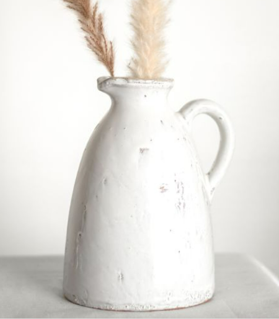 Evan White Ceramic Vase
