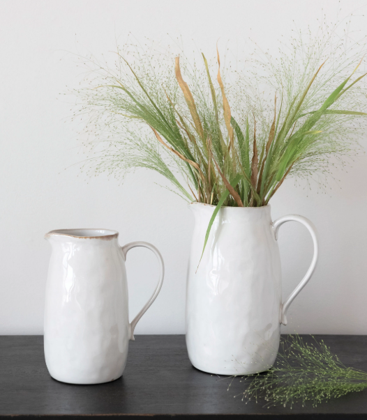 Stoneware Pitcher, 2 sizes