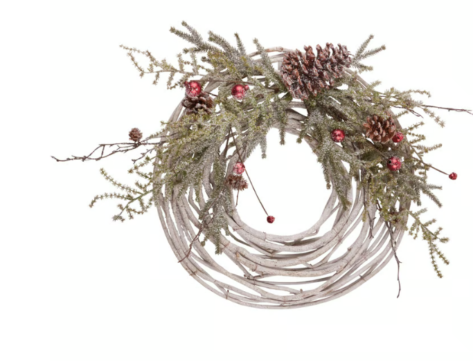 Sugared Pine Wreath