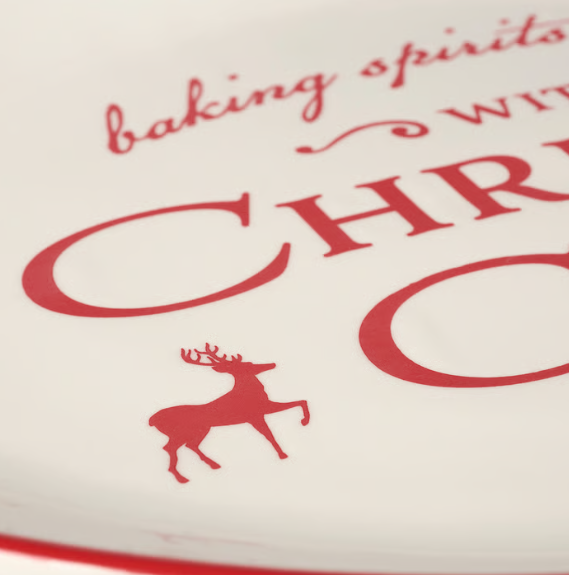 Oval Christmas Cheer Platter