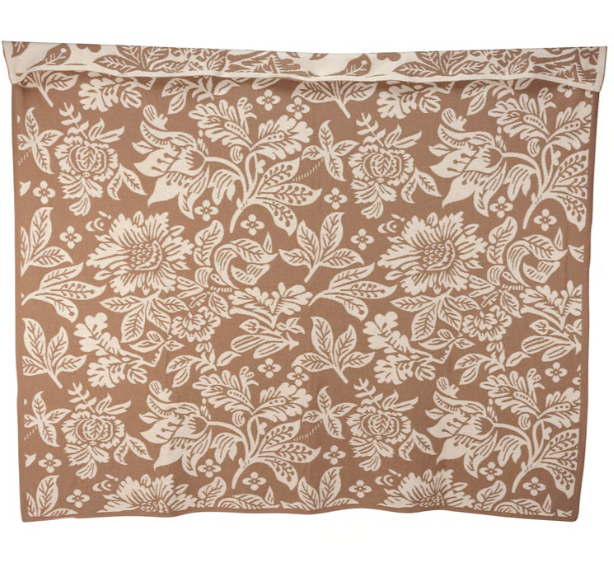 Floral Damask Throw