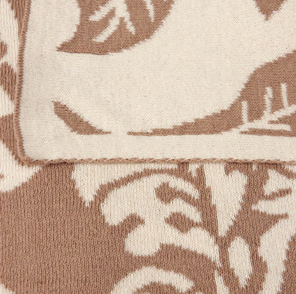 Floral Damask Throw