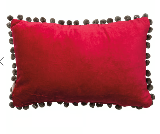 Merry Christmas Velvet Pillow