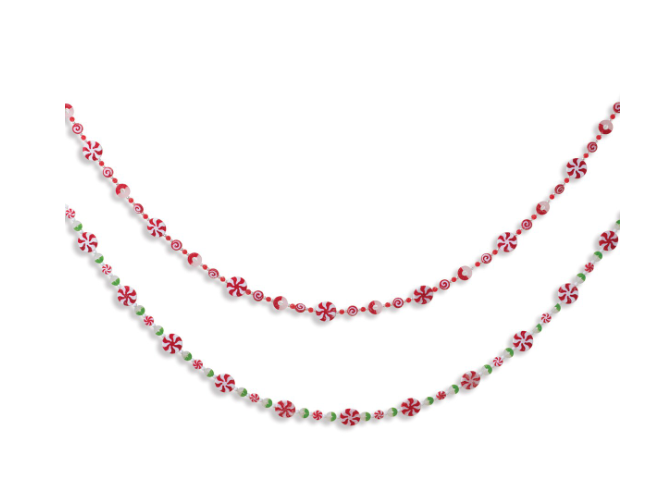 6'L Holiday Candy Garland, 2 styles