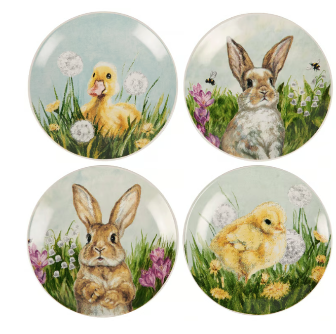 Spring Friends Plate, 4 styles