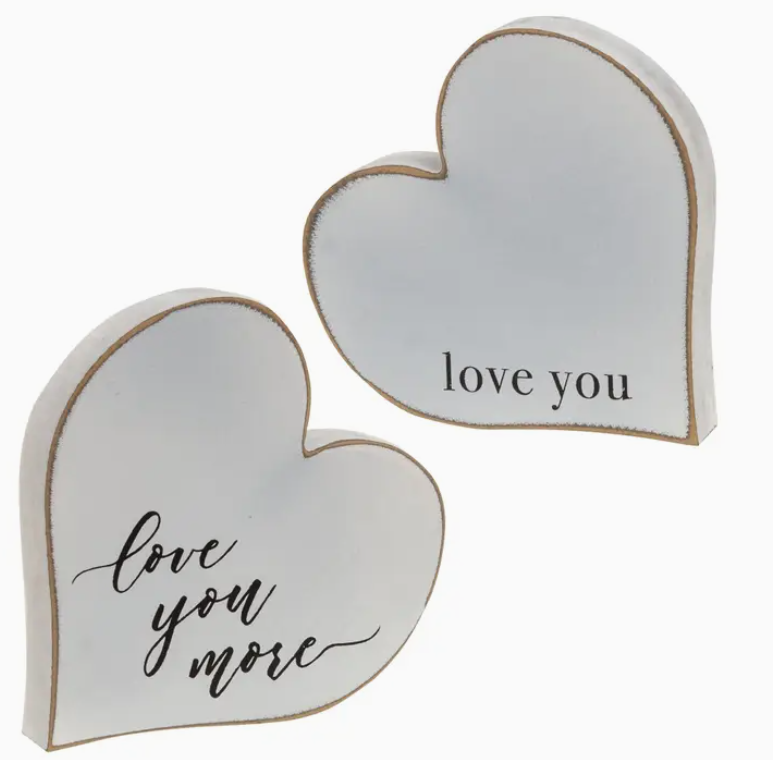 Love you OR Love you more chunky sitter