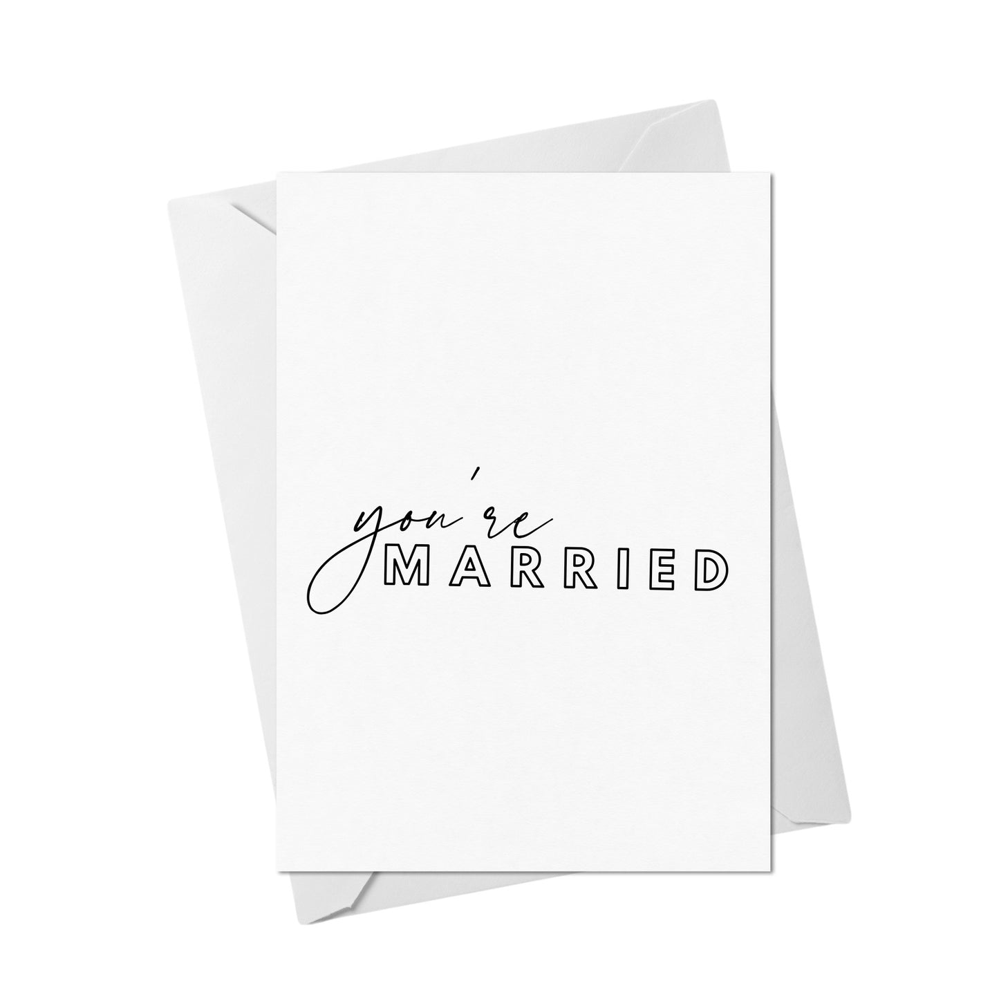 You're Married Card